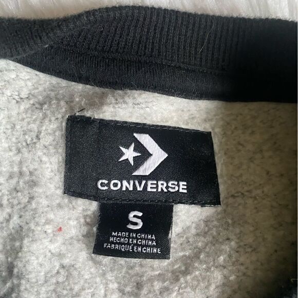 Converse Long Sleeve Sweatshirt Dress Size Small - Picture 9 of 10